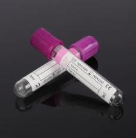 fournitures médicales pour hôpitaux tube de collecte de sang sous vide EDTA K3 EDTA K2 tube violet tirage volume 1-10ml