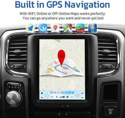 VIKNAV ワイヤレスカー 1500 Dodge Ram ラジオアップグレード 2014 2015 2016 2017 10.4インチ