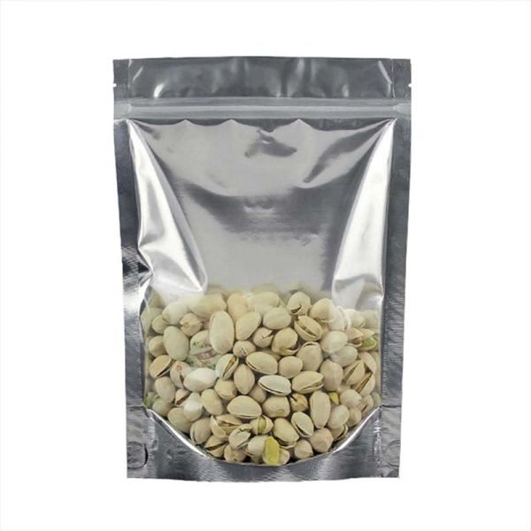 Food Grade Clear Window Pouch High Barrier Aluminum Foil Pouches Resealable