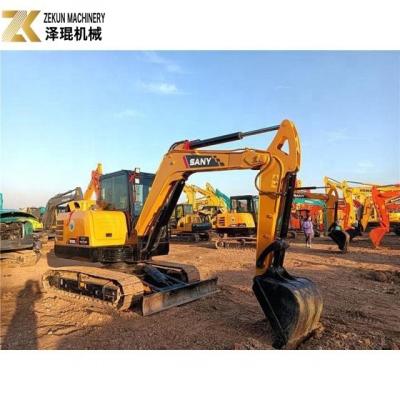 Usado Sany 60 Excavator Crawler SY60C PRO Escavação de segunda mão