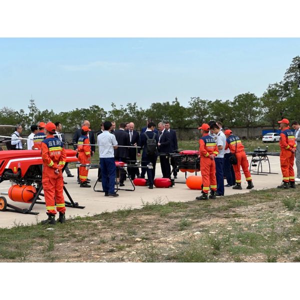 5G Firefighting Drone for High-Rise Fires Flight Height 4500m,Max Payload:50Kg,Range:80Km