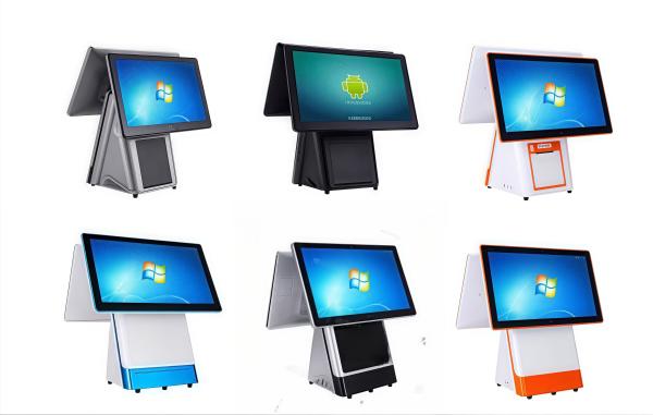 15.6 Inch Touch Screen POS Monitor , Restaurant Retail All In One POS Systems