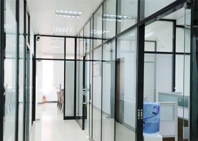 Noise Proof Tempered Glass Wall Demountable Office Partitions