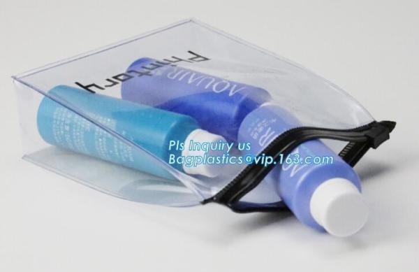 k plastic waterproof bag for swimsuit, slider zipper pvc pouch k bag, facial mask bag custom retail bags cus