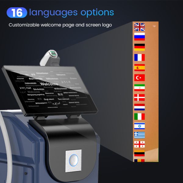 4 длины волны воздушного охлаждения Диод лазерная эпиляция + Nd Yag Пикосекундная эпиляция татуировки