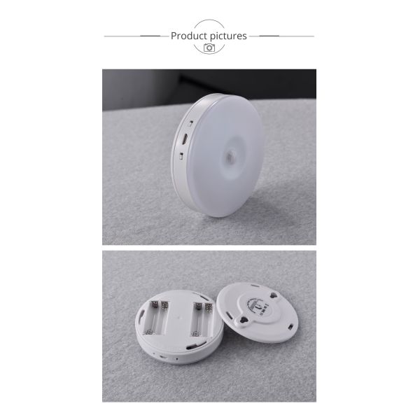 Wireless LED Battery Powered Kitchen Cabinet  Motion sensor Night Light