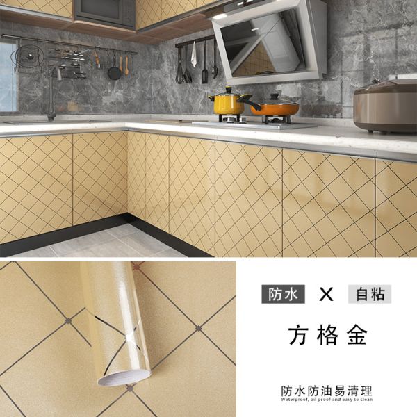 Peinture peinture à l'huile résistant à l'eau PVC vinyle haute lustre auto-adhésif