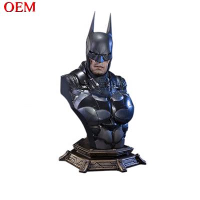Custom Toy Manufacturer custom 3D Bat-Man Toy Money Box Figures oem plastic figurine