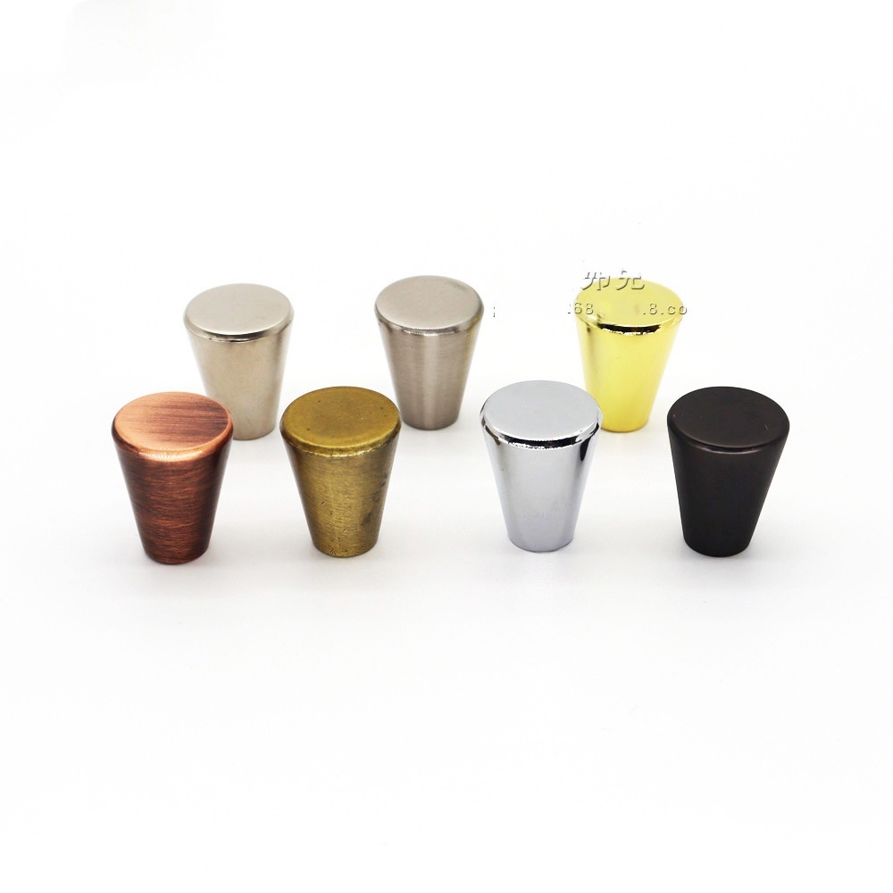 Modern Bronze Tapered Drawer Handles Zinc Alloy Cabinet Door Furniture Knobs for Kitchen & Bathroom Wardrobe & Dresser Use
