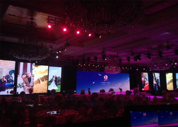 Indoor P4.81 Full Color Rental LED Display With Die-casting Aluminum Cabinet 500x1000mm