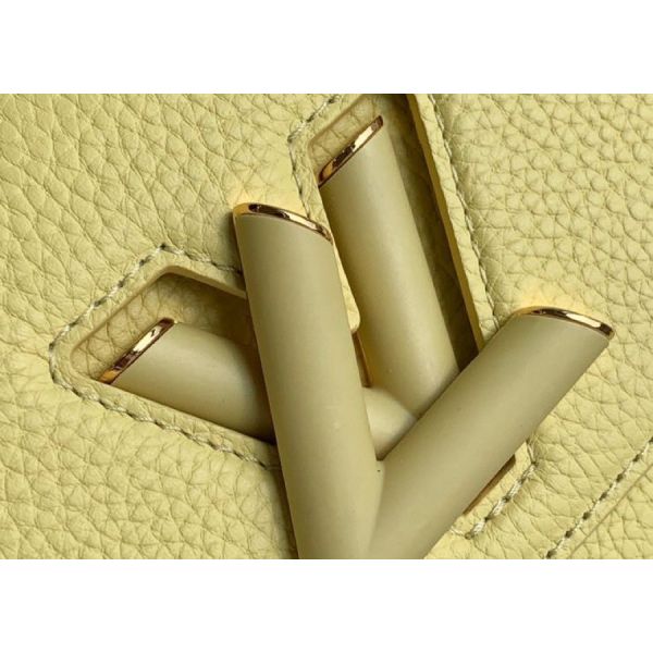 Twist Womens Luxury Handbag genunie cowhide leather yellow cute cross-body bag