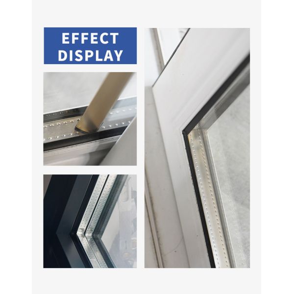 Insulated Glass Aluminum Spacer Bar 6mm Seamless Welding Line Bendable