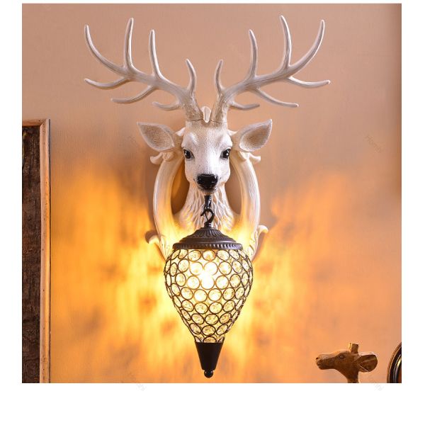 Antlers Indoor Led Wall Light Led Decoration for Wall Rustic Interior Lighting （WH-VR-64）