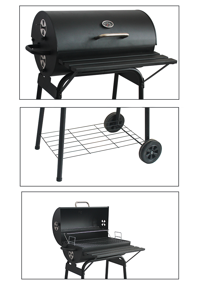 Железная гриль для заднего двора, пикник, кемпинг, мясо, курильщики 78*73.5*103.5 см.