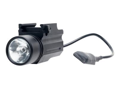 Waterproof Tactical LED Flashlight For Pistol 800 Lumen Yellow Light Weapons - Mountable With Rat Tail Touch Switch