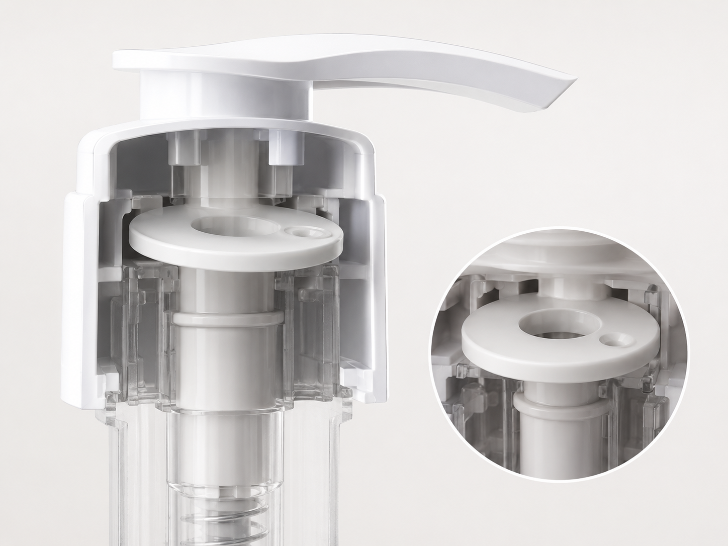 Custom PE Double-Ring Vent Gasket with PE Film and Foam Core for Pump Head Internal Pressure Release