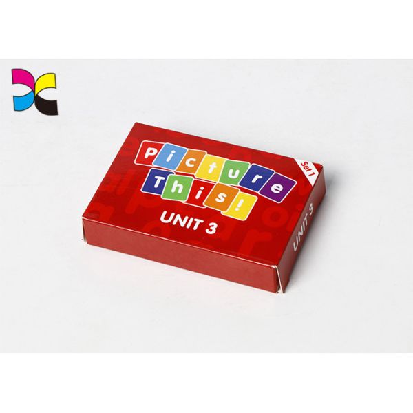 CMYK Color Card Printing Services Art Paper With Round Corner OEM Accepted