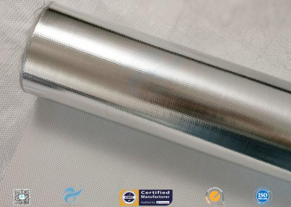 Tissu réfléchi de fibre de verre du papier aluminium 300℃ de lumière/chaleur pour l'isolation de tuyau