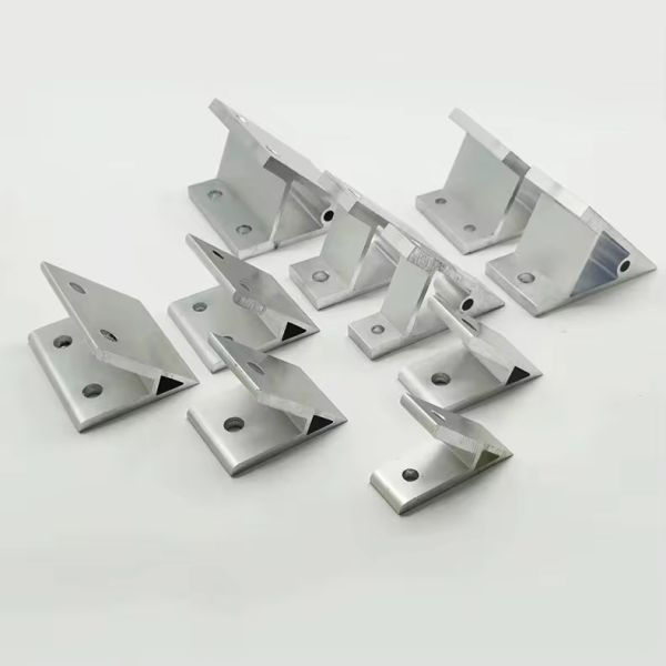 45° Extruded Aluminum Corner Bracket 6060 8080 9090 Industrial Aluminum Profile Frame Fastening Accessories Angle Connector