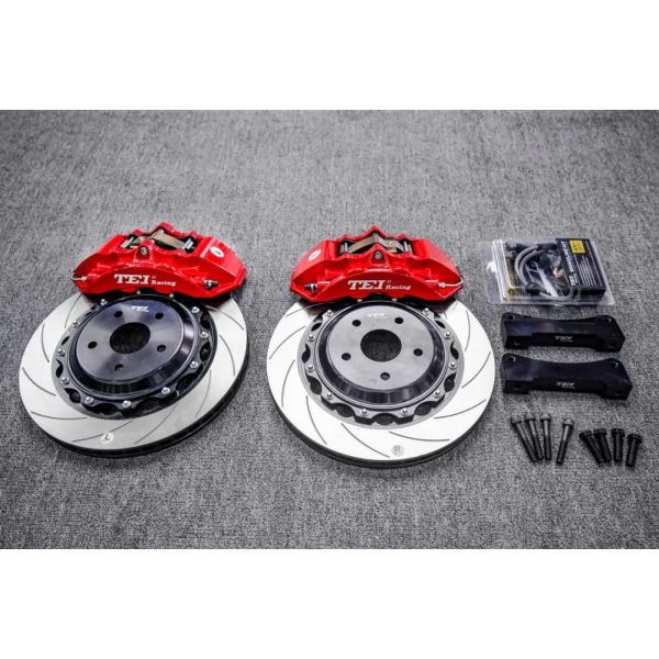 TEI Racing BBK For Toyota Camry Installed Big Brake Kits 4 Piston Calipers  P40NS