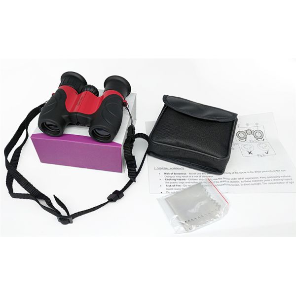 8x21 Shockproof Roof Prism Binoculars Neck Strap For Kids Birding