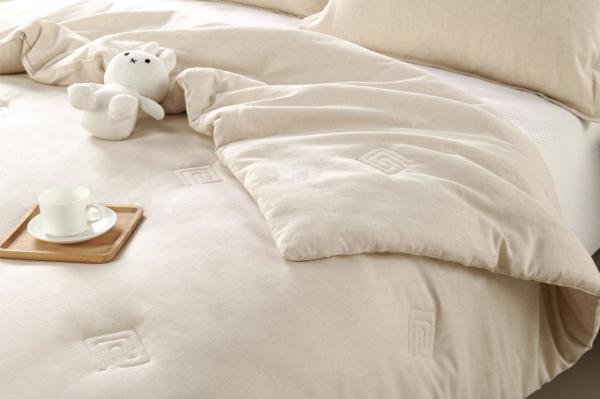 Linen Cotton Blended Solid Comforter Set Sustainable King Comforter Sets
