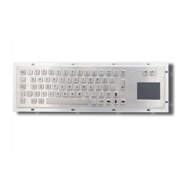 Wired Industrial Keyboard With Touchpad US Layout Front Panel Dimension 392 X 110 Mm