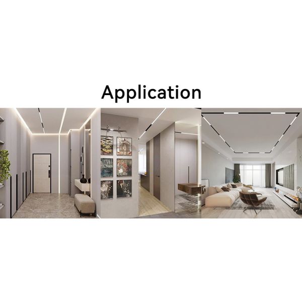 120 Degree Beam Angle Magnetic Track Lamp 24VDC Magnetic Flood Light Track Lighting