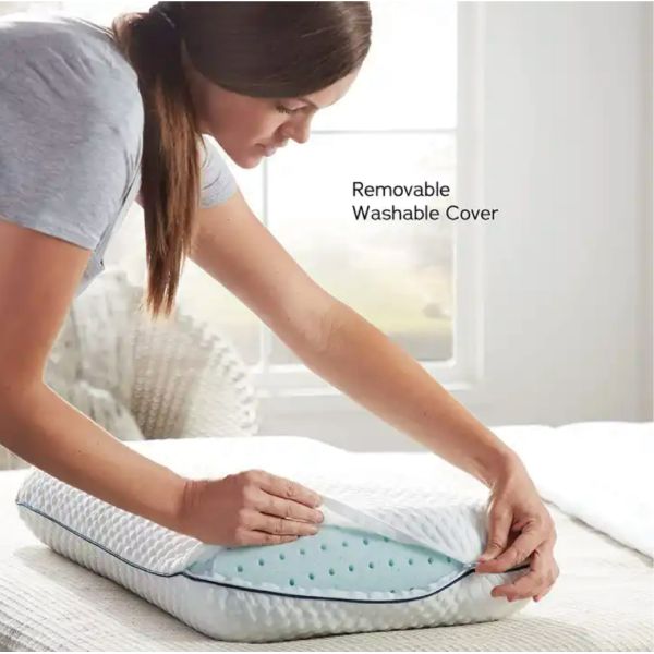 Home Decor Sofa Cushion Cooling Cube Memory Foam Massage Pillow with 100% Polyester