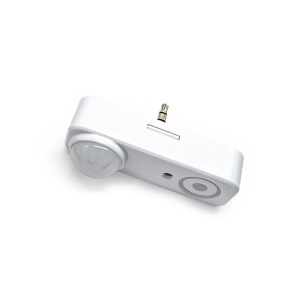 Conector de audio-jack PIR sensor de movimiento HNS134PIRCCT con atenuación de tres niveles y control de blanco sintonizable, fácil enchufe y reproducción