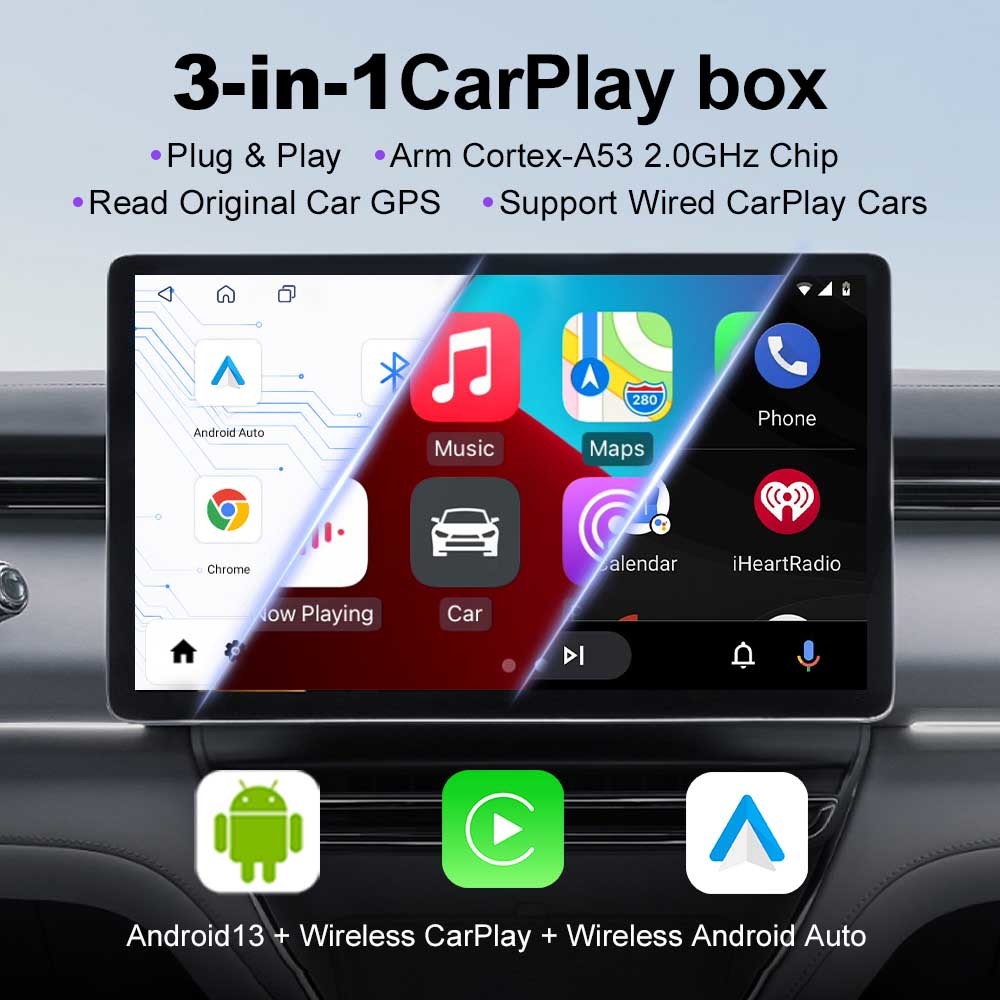 Wired Smart Box Android Auto CP AA AI CarPlay for Taycan 718 CAYMAN