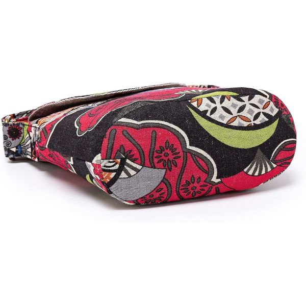 Women's Retro Small Size Canvas Shoulder Bag Hippie Boho Crossbody Handbag