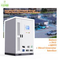 Système de stockage solaire hybride AC/DC de 215-362 kWh avec recharge pour véhicules électriques
