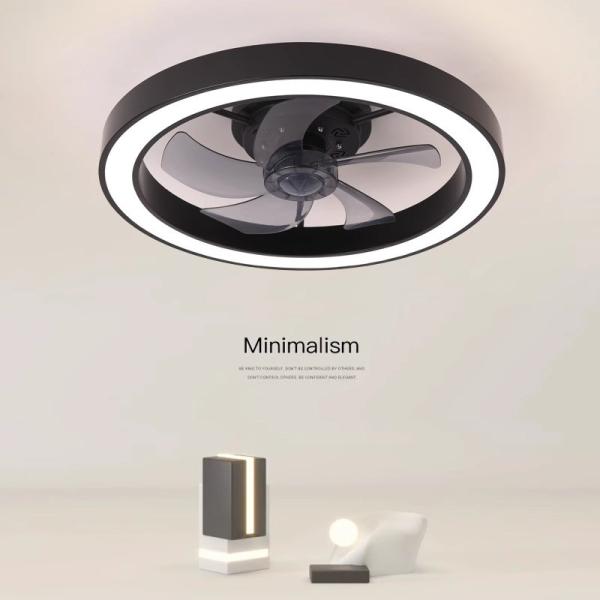 Ventilateur silencieux moderne Ventilateur de chambre à coucher Ventilateur à spectre complet Protection oculaire Invisible Salon d'étude Salle à manger Ventilateur de chambre