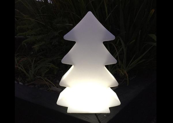 Árvore plástica lâmpada de assoalho dada forma do diodo emissor de luz a pilhas para a decoração exterior do Natal