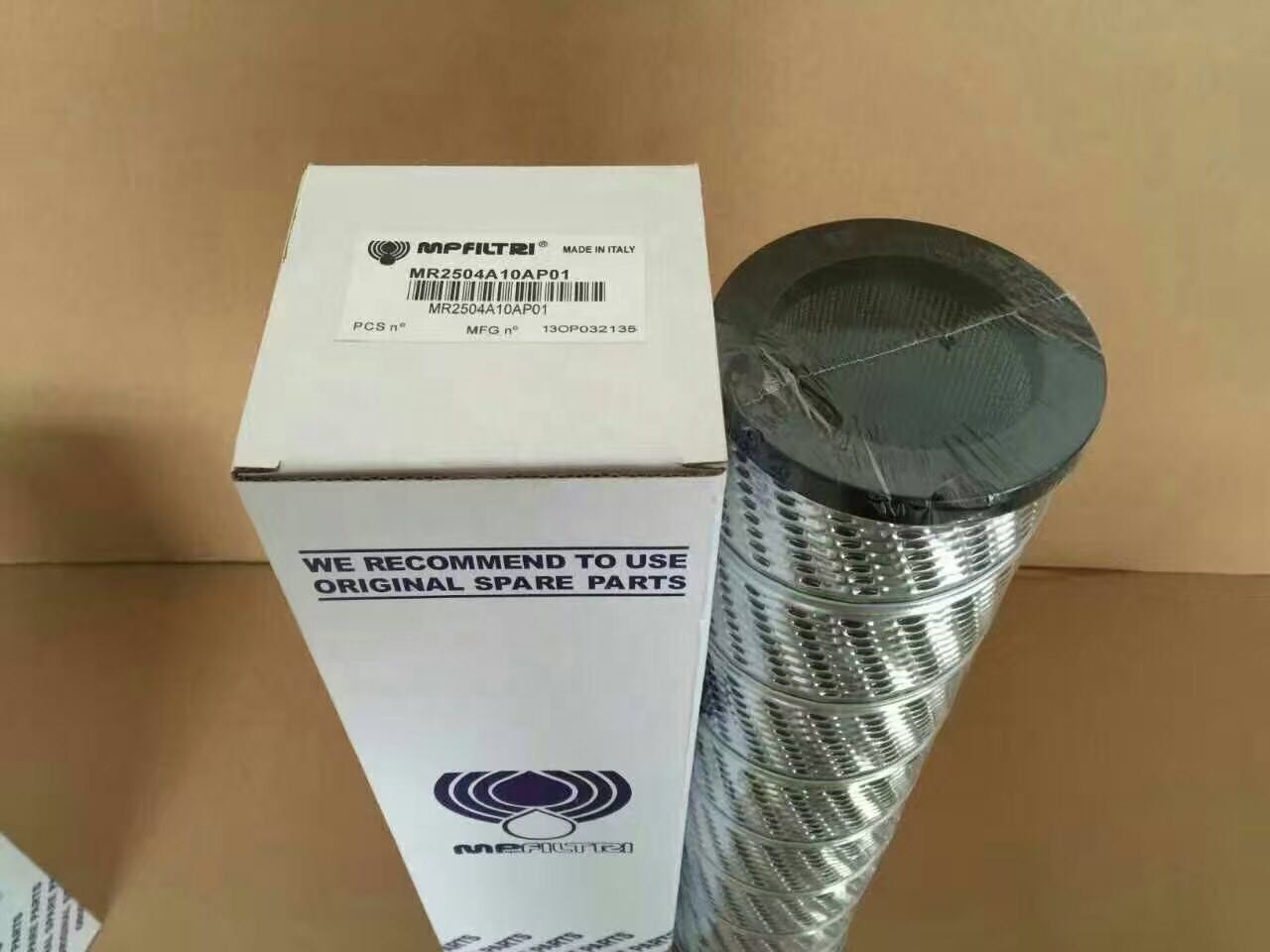 элемент фильтра для масла MR2504A10AP01 тележки насоса 3kg гидравлический