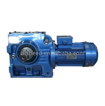 Hollow Shaft Worm Helical Bevel Gear Reducer Gearbox With Inline Motor