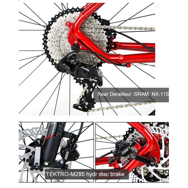 AL 7005 Lightweight Aluminum Mountain Bike 29er Mountain Mtb Aluminum Alloy Bicycle