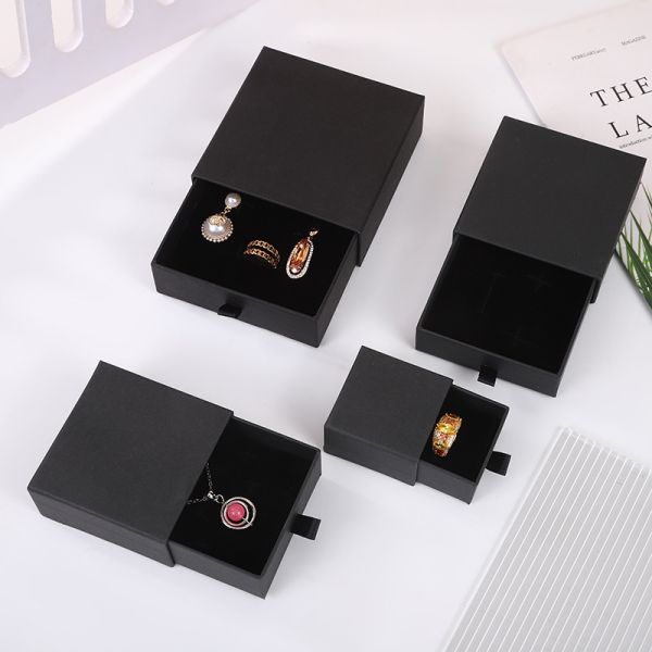 Others Custom Luxury Drawer Slider Cardboard Gift Jewelry Necklace Bracelet Ring Packaging Paper Box