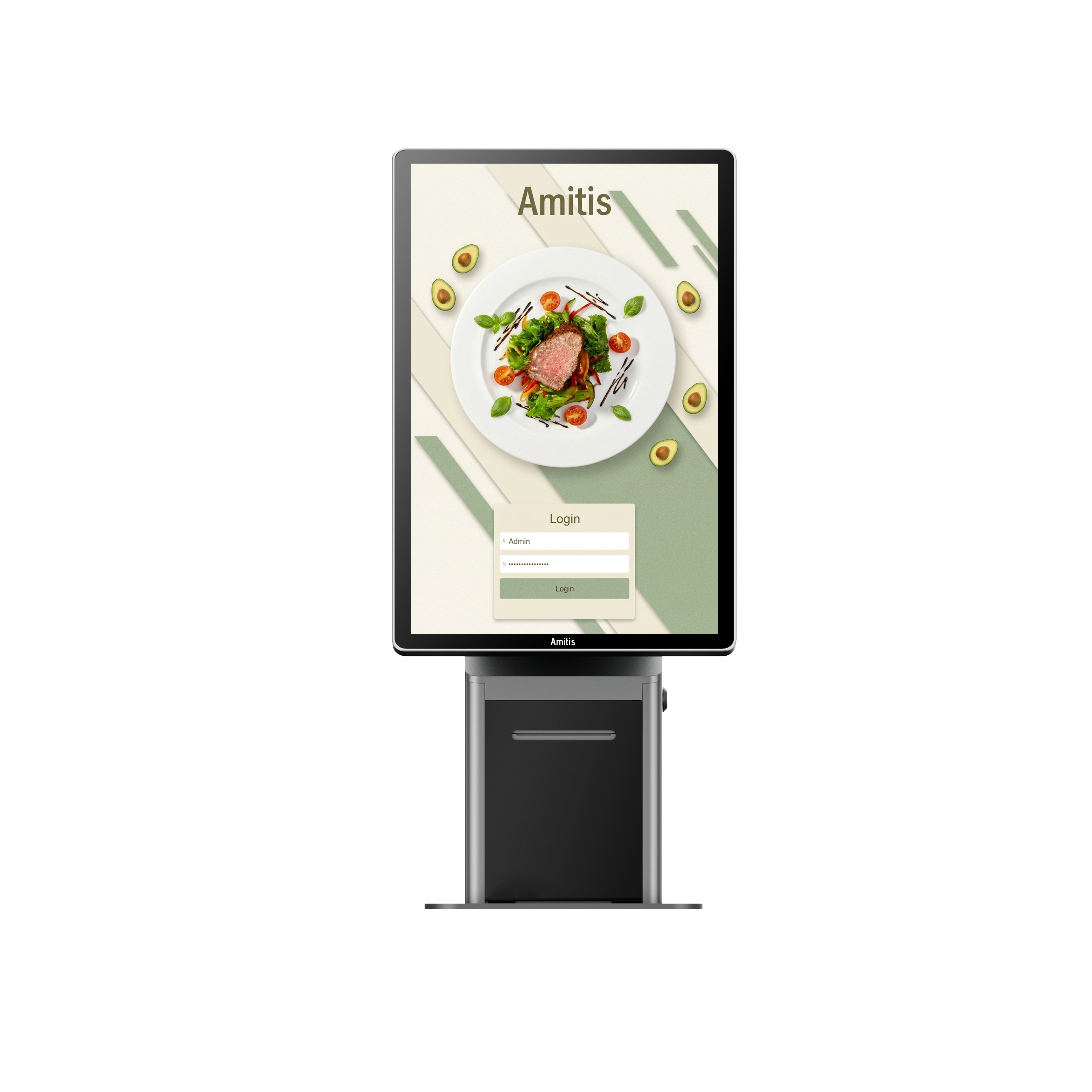 Compact Android 14 Retail Self Service Kiosk Space Saving With Modular Expansion Design
