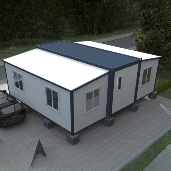 Maison container moderne extensible, mobile et préfabriquée, prête à emménager, 40 pieds, 20 pieds, 2, 3, 4, 5 chambres, villa préfabriquée, maison portable