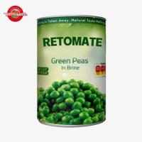 Des pois verts en conserve frais en saumure 800g avec une saveur savoureuse exquise