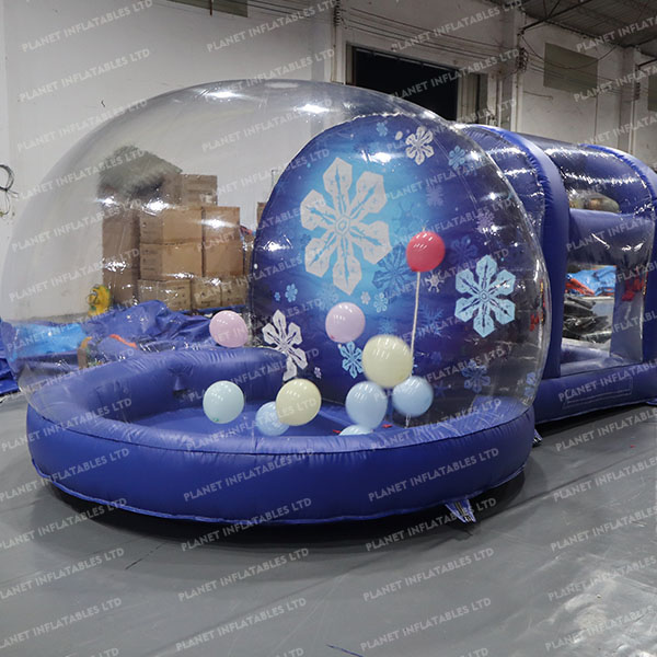 Toile de fond personnalisée de 10 pieds, taille humaine, en PVC, grande bulle gonflable géante, maison gonflable, boule à neige gonflable pour la décoration de Noël