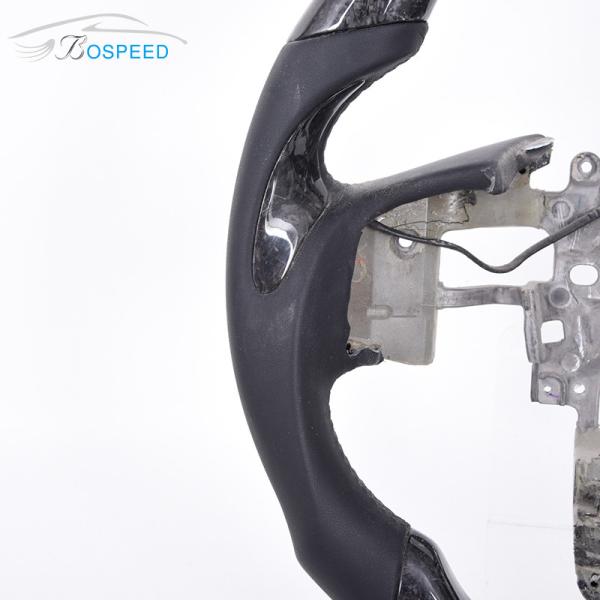 Forged Civic Honda Carbon Fiber Steering Wheel Smooth Leather