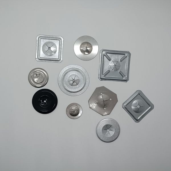 Fast Customization Square Self Locking Insulation Washers 31mmx31mm For Insulation Pins