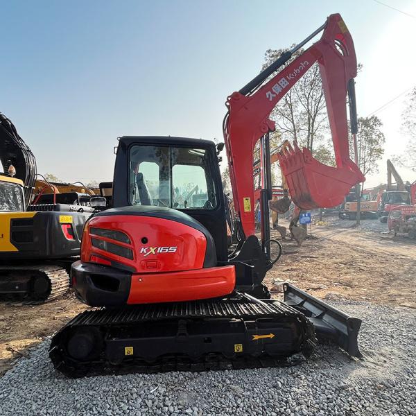 KX165 Used Kubota Excavator Rubber Tracked 6.5Ton Kubota Kx165 Secondhand Middle Digger
