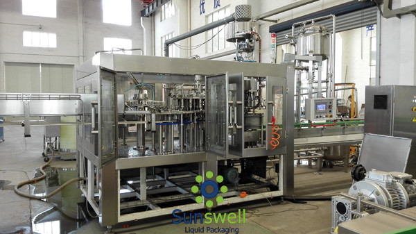 Линия высокоскоростной горячей воды машины завалки питья автоматической заполняя