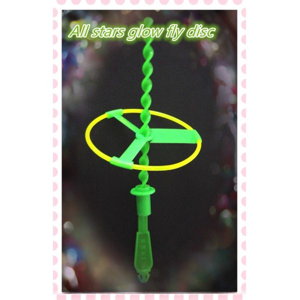 Long-Lasting Glow Stick Flying Disc MSDS Certified Shelf Time 2-3 Years