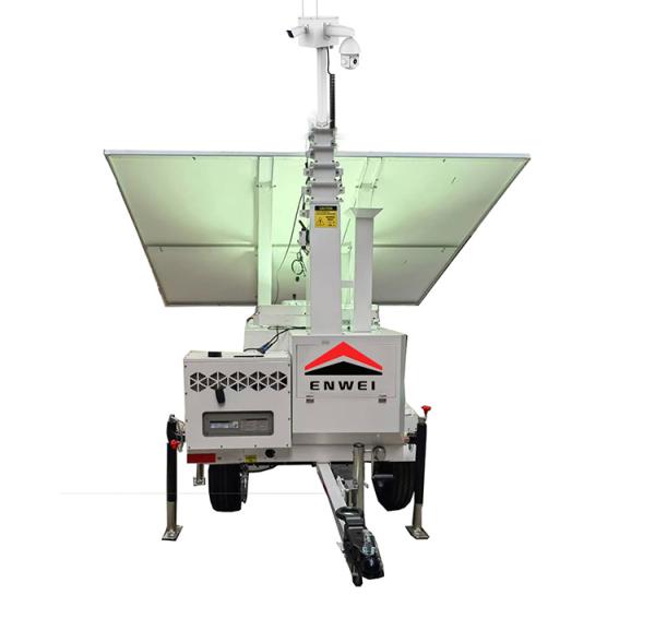 Flexible Power Supply MPPT 40A Solar Panels Cctv Trailers For Remote Management Monitoring