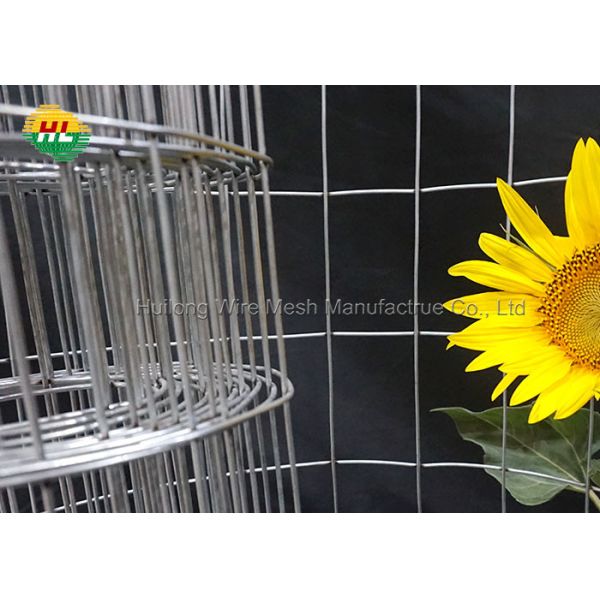 熱浸し,ガルバン化 2 X 4'長方形網 14 寸法 36 インチ X 50 フィート 溶接したワイヤ網 フェンスロール 工芸作業のための